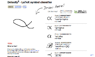 Bei detexify.org kann man ein Symbol malen und man erhält den passenden latex Befehl dazu